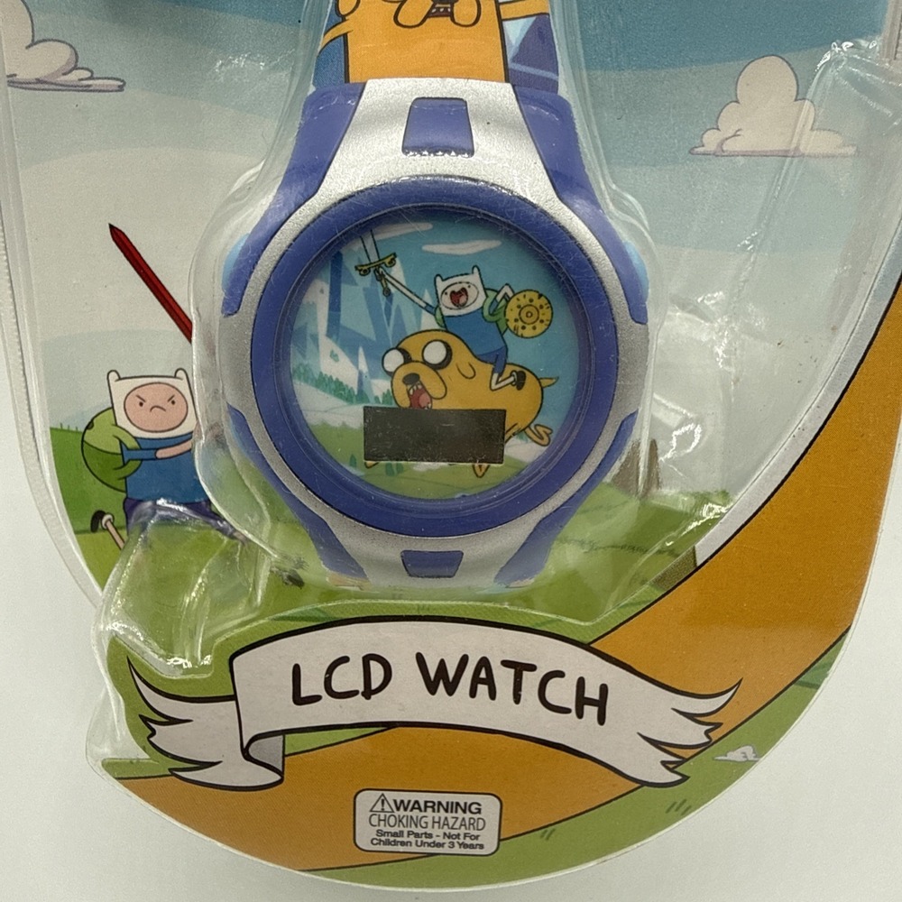 Adventure Time Finn and Jake LCD Watch Collectable Rare New Needs Battery - Picture 2 of 5